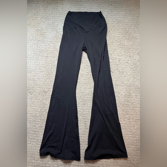 aerie Pants - Aerie offline cross high waist flare legging, black, medium